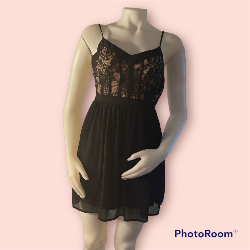 Forever 21 Floral Lace Cami Dress Small